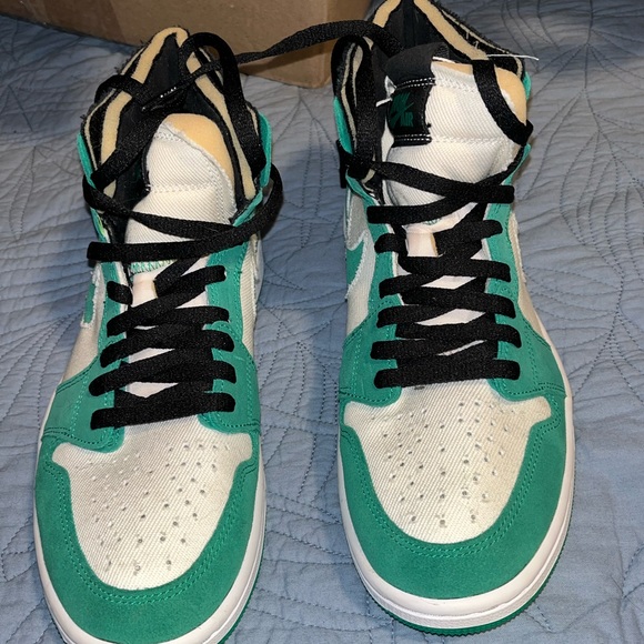 MENS SIZE 8.5 bike high top green white and black - Picture 4 of 6